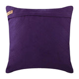 Purple Influence - Purple Faux Suede Decorative Euro Sham