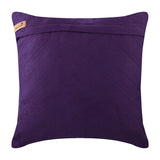 Purple Influence - Purple Faux Suede Throw Pillow Cover