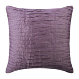 Purple Waves - Purple Art Silk Decorative Euro Sham