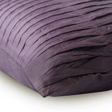 Purple Waves - Purple Art Silk Throw Cushion Cover
