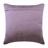 Purple Waves - Purple Art Silk Decorative Euro Sham