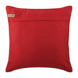 Red No Limits No Lines - Red Faux Suede Decorative Euro Sham