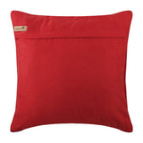 Red No Limits No Lines - Red Faux Suede Throw Pillow Cover
