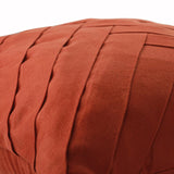 Rust No Limits No Lines - Rust Suede Throw Cushion Cover