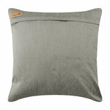 Silver Glamor - Silver Art Silk Throw Pillow Cover
