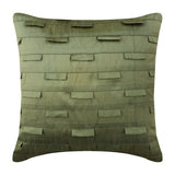 Brown Ocean - Brown Art Silk Throw Cushion Cover