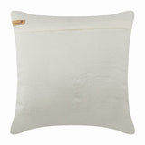 Unfolding Ivory Antique Gold - Ivory Art Silk Throw Pillow Cover