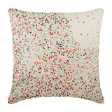 Frozen Sparkles - Blue Art Silk Throw Pillow Cover