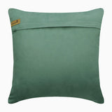 Greek Brizo Teal Blue Applique Throw Cushion Cover