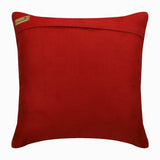 Greek Aphrodite Red Velvet Geometric Throw Pillow Cover