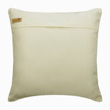Greek Electra Ivory Velvet Geometric Throw Pillow Cover