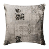 Grudgingly Silver Sequins Throw Cushion Cover