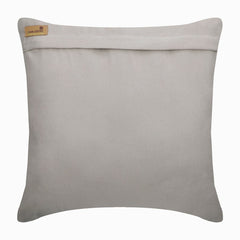 Grudgingly Silver Sequins Abstract Throw Cushion Cover