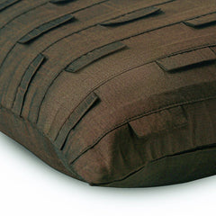 Brown Ocean - Brown Art Silk Throw Cushion Cover