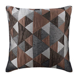 Brown Origami Pillow Cover