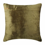 Circle Of Peace - Sage Green Velvet Throw Pillow Cover