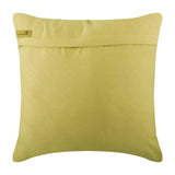 Contemporary Maple Butter - Butter Yellow Faux Suede Decorative Euro Sham