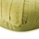 Contemporary Maple Butter - Butter Yellow Faux Suede Decorative Euro Sham