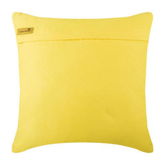 Contemporary Yellow - Yellow Faux Suede Decorative Euro Sham