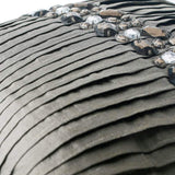 Crystal Heaven - Silver Art Silk Decorative Euro Sham