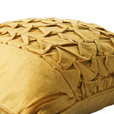 Gold Knots - Gold Velvet Throw Cushion Cover