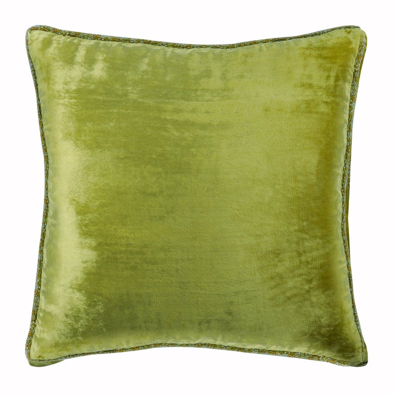 Green Lime Decorative Euro Sham