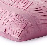 Pink Illusion - Pink Art Silk Decorative Euro Sham