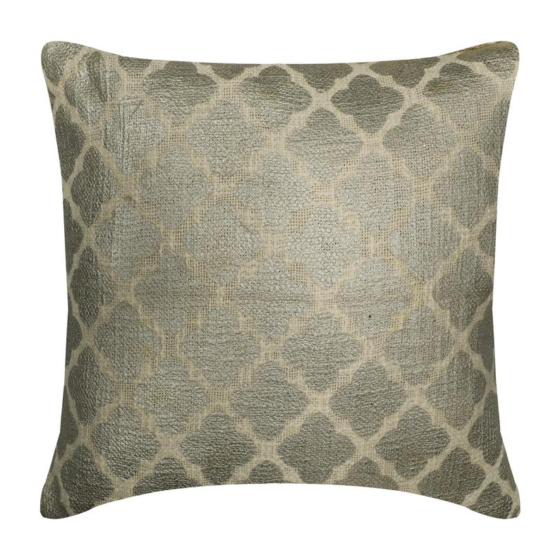 Painted Trellis Moroccan Throw Cushion Cover