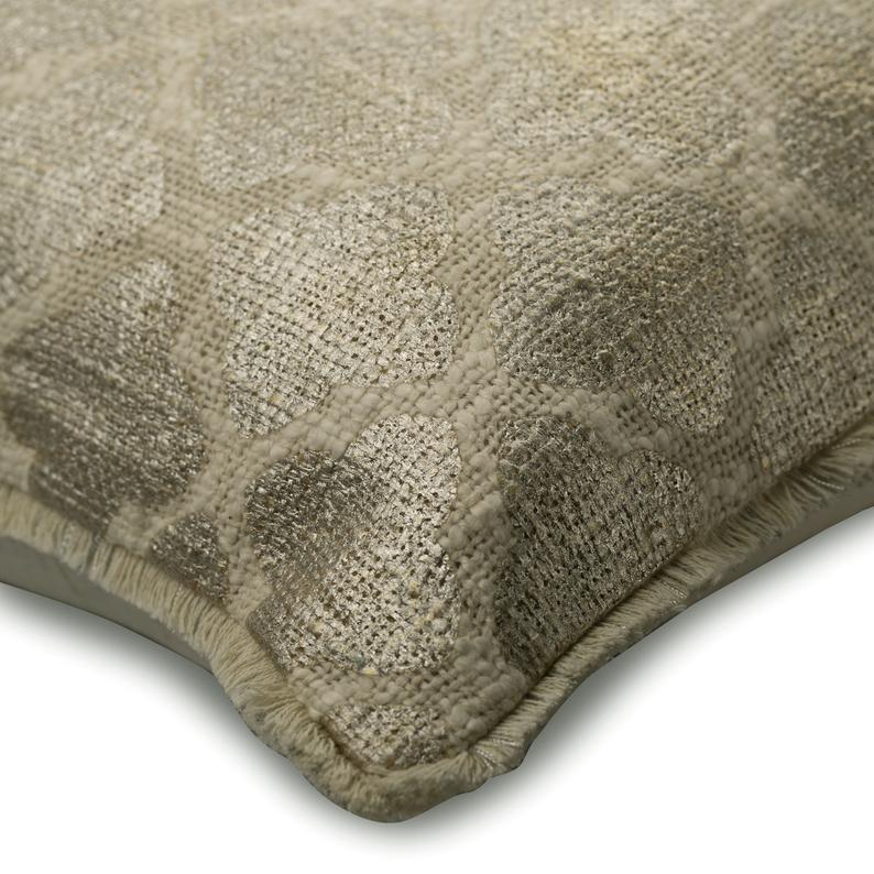 Painted Trellis Geometric Throw Cushion Cover