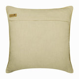 Painted Trellis Silver Foil on Jute Throw Cushion Cover