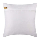 Precious Crystals - White Art Silk Decorative Euro Sham