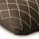 Renovate - Brown Cotton Linen Decorative Euro Sham