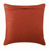Rust No Limits No Lines - Rust Suede Throw Cushion Cover
