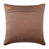 Rustic Rust - Copper Faux Leather Decorative Euro Sham