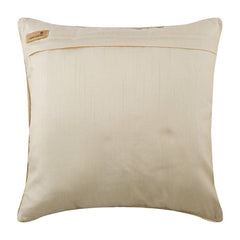 Scrolling All The Way Blue - Blue Jacquard Silk Throw Pillow Cover
