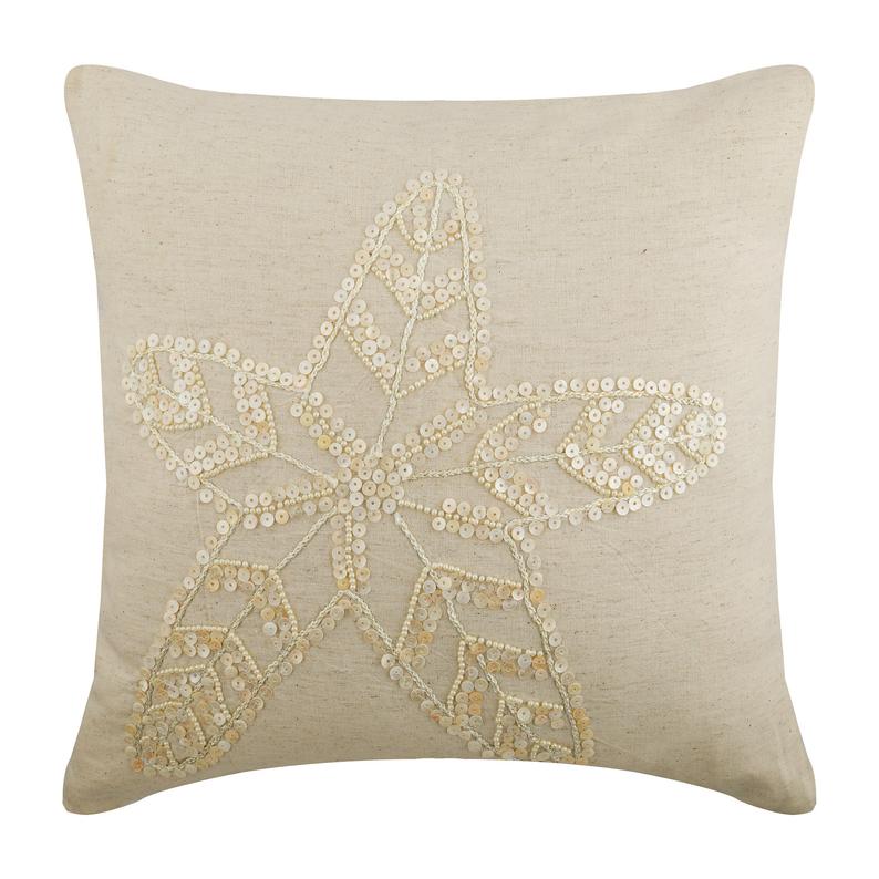 Starfish Pearls Euro Sham