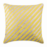 Unfolding Ivory Antique Gold - Ivory Art Silk Throw Pillow Cover