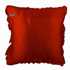 Vintage Reds - Red Satin Decorative Euro Sham