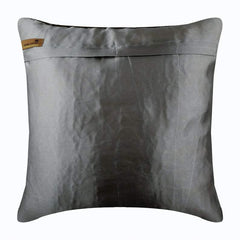 Vintage Silver - Silver Satin Decorative Euro Sham