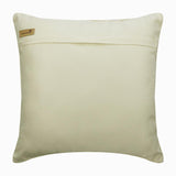 Greek Irene Ivory Velvet Geometric Throw Pillow Cover