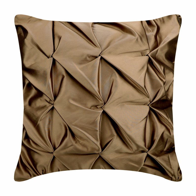 Satin Days Textured Throw Cushion Cover