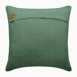Wheeling Around Teal Green Velvet Throw Cushion Cover
