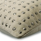 Wheeling Around Ivory Gold Foil Throw Cushion Cover