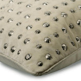 Wheeling Around Ivory Gold Foil Decorative Euro Sham
