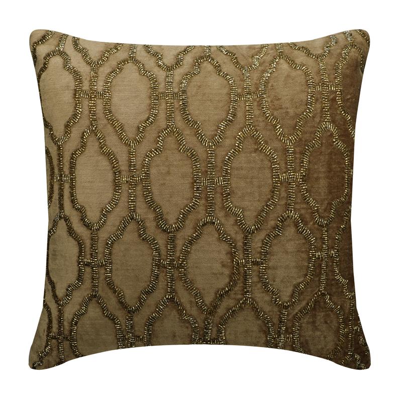 Stralight Gold Velvet Throw Pillow Cover