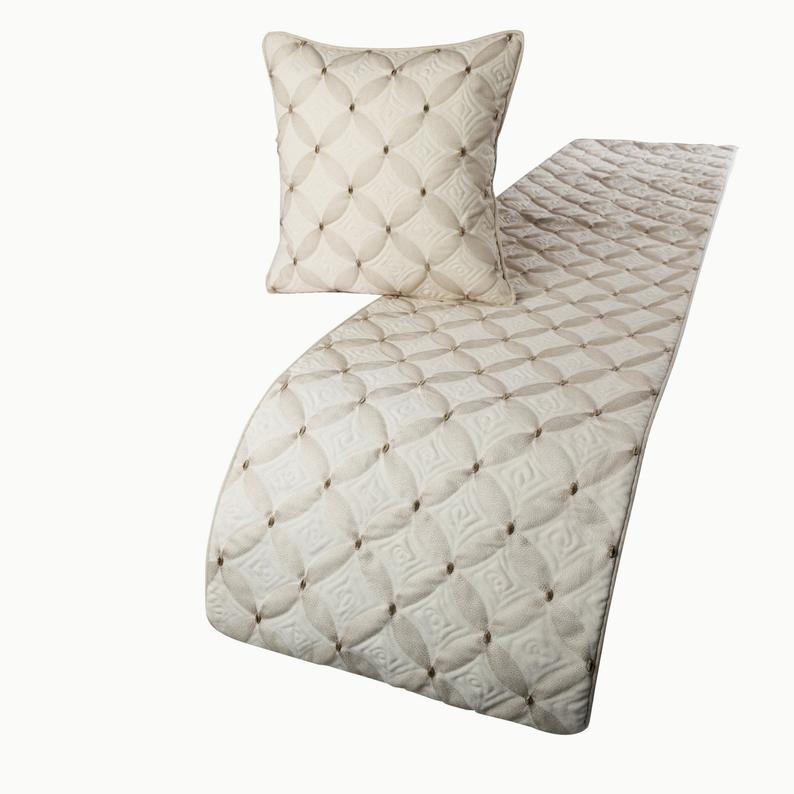 Tender Love Decorative Bed Runner with Cushion Cover