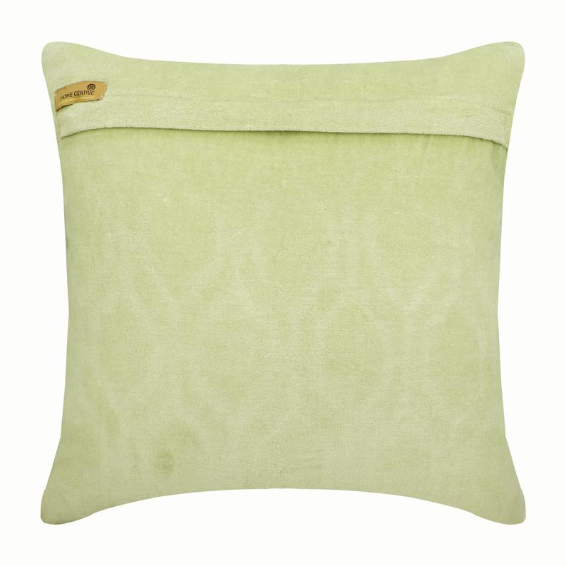 Minty Flavor Trellis Throw Cushion Cover