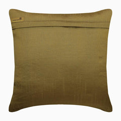 Shimmering Gold Silk Throw Cushion Cover