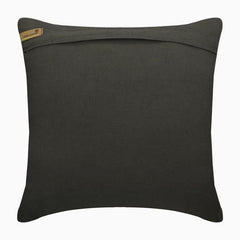 Raving Night Grey Linen Throw Pillow Cover