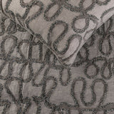 Grace Forever - Linen Gray & Silver Decorative Bed Runner and Cushion Cover